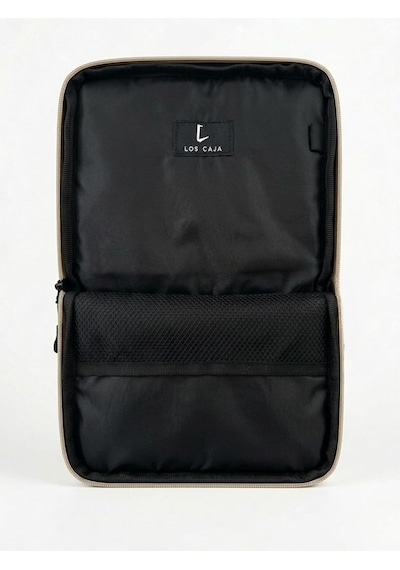 Premium Tablet Çantası Ve Organizer - İçi Cepli, Darbe Emici Koruyucu Kılıf Bej 50cm - Pelin Otu Yok - L Beden 40-59 Kg