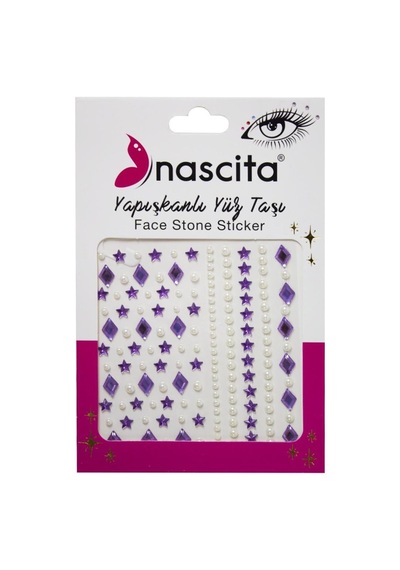 Nascita Yapışkanlı Yüz Taşı Mor