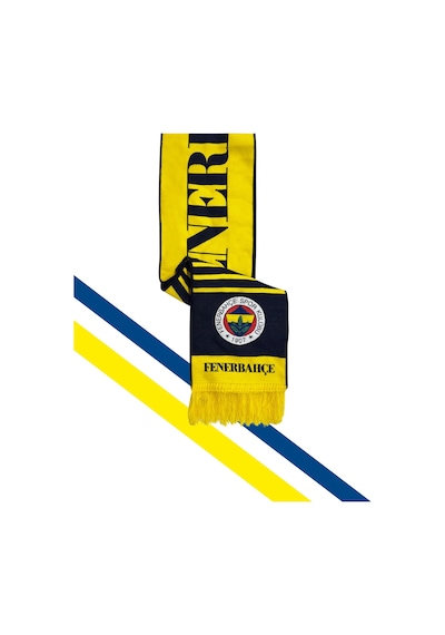 Fenerium Unısex Sarı Lacivert Fenerbahçe Dokuma Atkı
