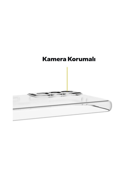 Gor Samsung Galaxy S21+ Plus Kılıf Kamera Korumalı Şeffaf Silikon Kılıf- 5775 Mh-hs2157-4756