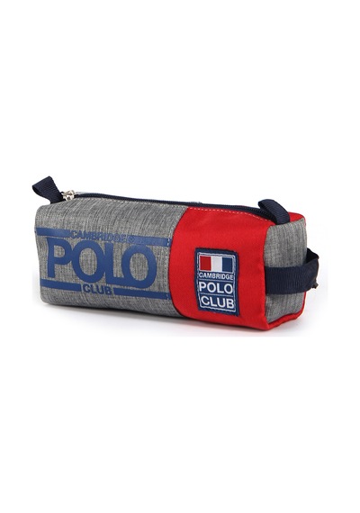 Cambridge Polo Club Street Style Unisex Çocuk Tek Bölmeli Kalemlik Kırmızı