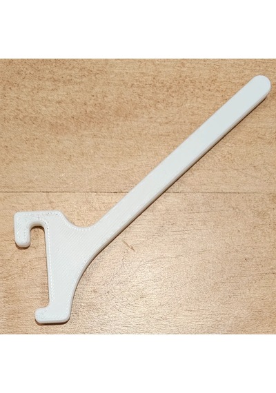 Skadis Pano İçin Plastik Çubuk Askı 50 Adet Beyaz