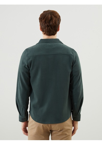Lcwaıkıkı Classic Haki Slim Fit Uzun Kollu Erkek Gömlek