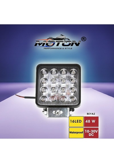 Off Road Sis Farı - 16 Led 48w