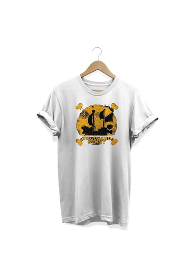 Thousond Sunny Baskılı Beyaz T-shirt Beyaz