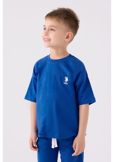 U.s. Polo Assn Erkek Çocuk Mavi Bermuda Takım 5274-43971 Mavi