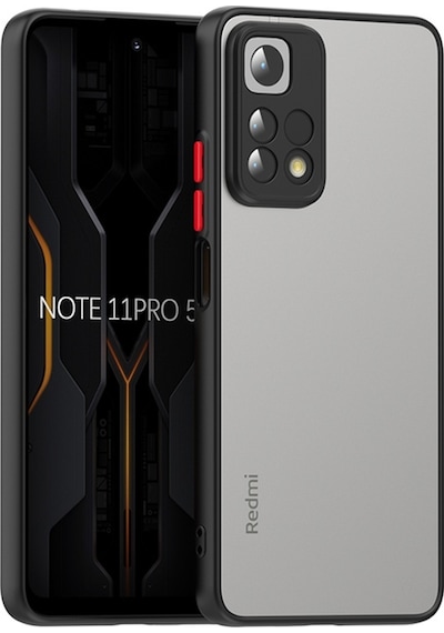 Xiaomi Redmi Note 11 Pro 5g Kılıf Zore Hux Düğme Ve Kapak Zıt Renk Kılıf