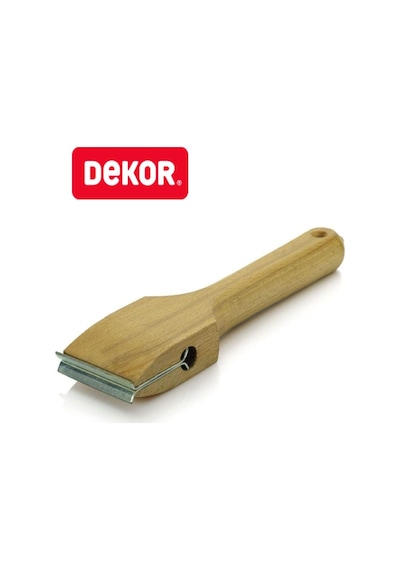 Dekor 1204 Ağaç Saplı Kazıma Sistre Çift Ağızlı 7X26Cm