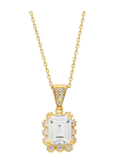 Lily Baget Kolye 718954 Gold Gümüş