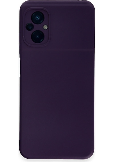 Xiaomi Poco M5 Uyumlu Kılıf Nano İçi Kadife Silikon - Mor