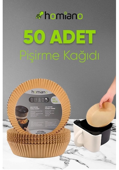 Homiano Fritöz Yağlı Kağıt 3 L - 50 Adet