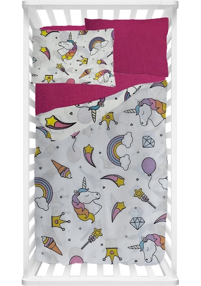 S-mall Bebek Nevresim Takımı - Unicorn