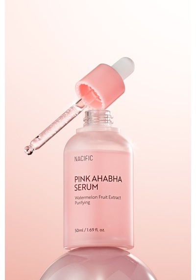 NACIFIC Pink AHA BHA Serum 50 ml , Peeling Etkili Aydınlatıcı Serum , Gözenek ve Doku Dengeleyici