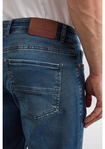 Back And Bond Lacivert Slim Fit Denim Pantolon Çok Renkli