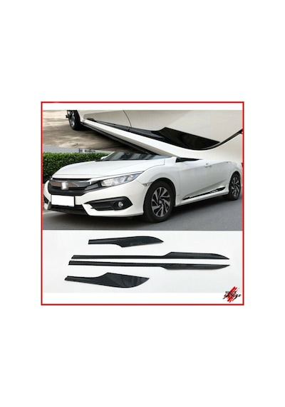 Honda Civic Fc5 Piano Black Yan Kapı Çıtası