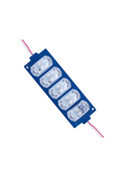 Mavi Modül Led - 12v 4w Mavi Parmak Led - 180 Derece 280lm Profesyonel Modül Led - 1 Adet
