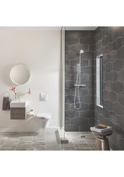 Grohe Essentials Tuvalet Kağıtlığı Kapaklı, Beyaz Çok Renkli