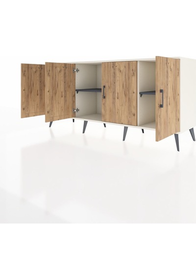 Hyperion Konsol 3 Raflı 4 Kapaklı 176x44x83 Aytaşı-çam/antrasit Çam/antrasit Hyperion Konsol 3 Raflı 4 Kapaklı 176x44x83 Aytaşı-çam/antrasit Çam/antrasit