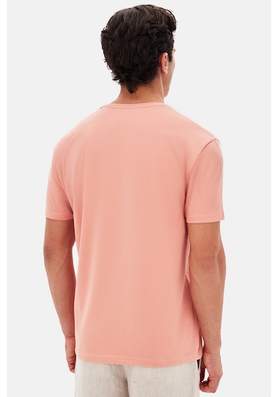 Twn Slim Fit Kil Düz Kabartma Baskılı T-shirt 4ec148551753m Kil