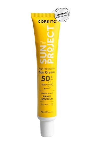 Görkito The Sun Project Yüksek Korumalı Güneş Kremi Spf50 40ml