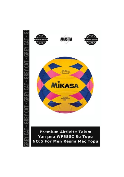 Premium Aktivite Takım Yarışma Wp550c Su Topu No:5 For Men Resmi Maç Topu