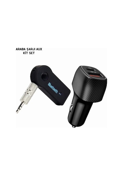 Csmtex Araç İçi Bluetooth Müzik Kiti + Type-c Pd Araç Şarjı Seti