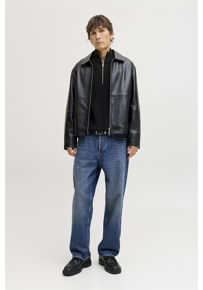 Jack & Jones Jack&jones Erkek Triko 12278959 Black Siyah