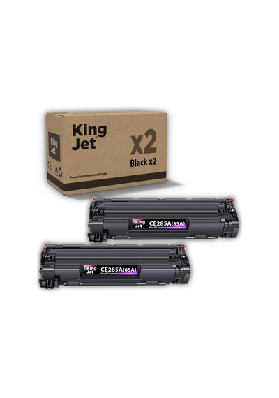 Kingjet Hp Uyumlu 85a Ce285a Standart Kapasiteli 2'li Paket Çipli Uyumlu Toneri M1217nfw