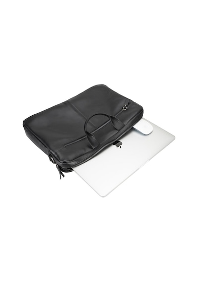 Apollo 15-16 inç Deri Laptop Çantası RST1 Siyah