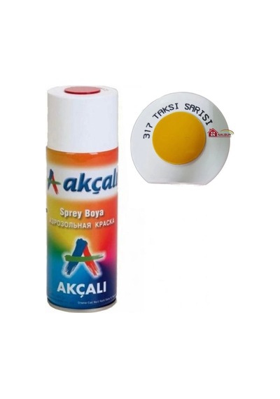 Akçalı Sprey Boya 400 Ml 317 Taksi Sarısı Diğer