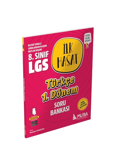 2023 8.Sınıf LGS 1.Dönem Türkçe İlk Hasat Soru Bankası- Muba Yayınları