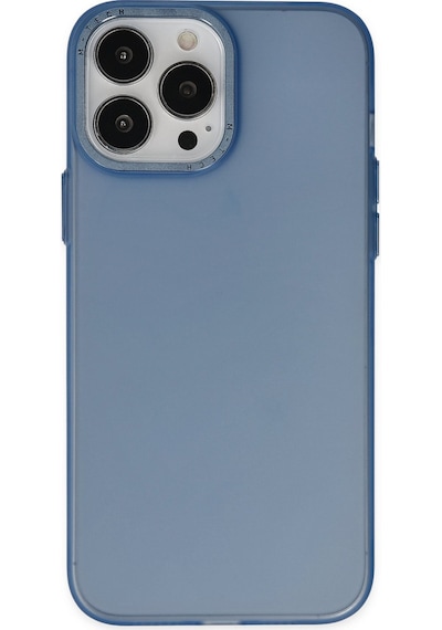 Apple iPhone Uyumlu. 13 Pro Max Kılıf Modos Metal Kapak - Lacivert