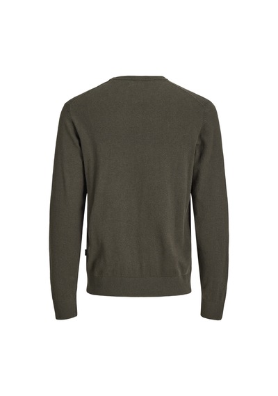 Jack & Jones Erkek Bisiklet Yaka Triko Kazak - Emil - 12208364 Çok Renkli