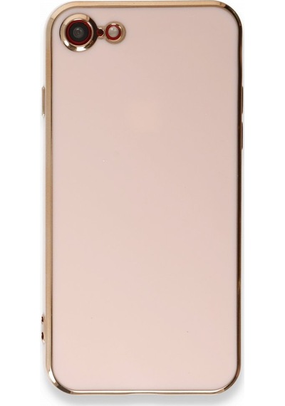 Apple Uyumlu  iPhone 7 / 8 / Se 2020 Kılıf Luxury Seri Kamera Korumalı Silikon Kapak