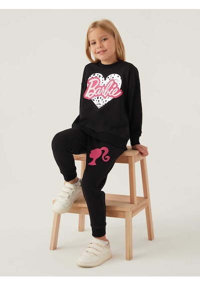 Barbie Kız Eşofman Takımı 9-14 Yaş Siyah 25214764g24s1-1 Siyah