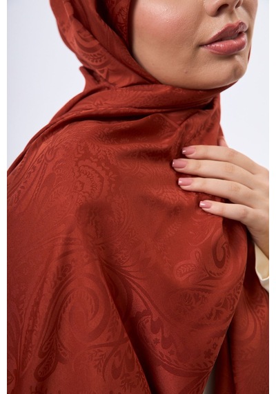 Mirsoy Scarf Velora Modern Desen Şal A.Kiremit