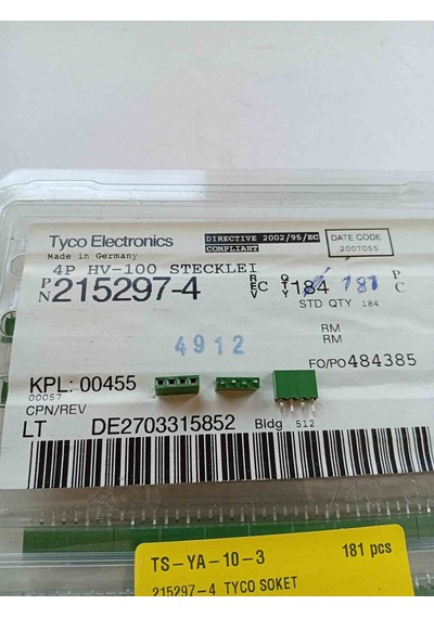 215297-4 Tyco Soket 20 Adet