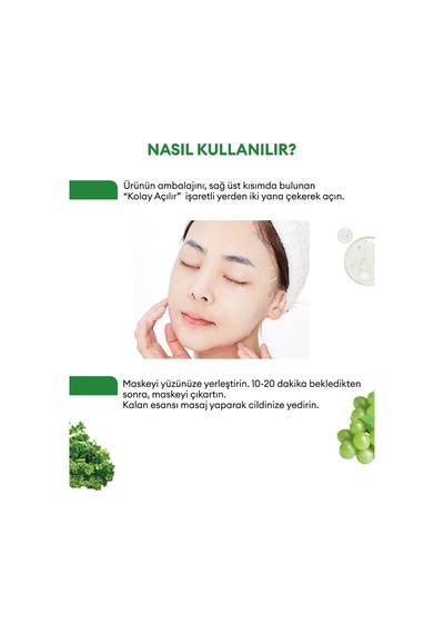 Missha Talks Vegan Squeeze Sheet Mask Vegan Yaprak Maske - Power Cleanser