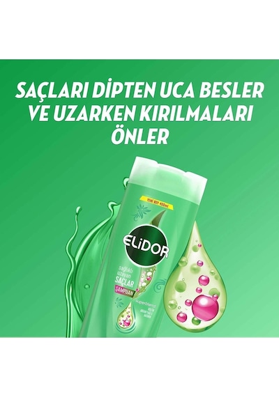 Elidor Superblend Uzayan Saçlar için Şampuan 3 x 400 ML