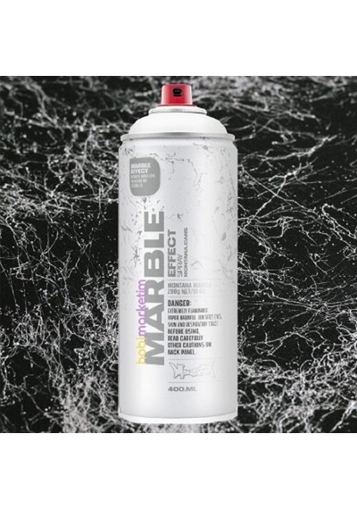Montana Marble Effect Mermer Efekti Sprey Boya Siyah 400 Ml