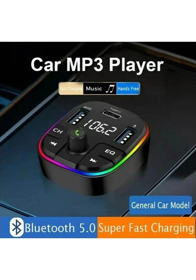 Divex Araç Fm Transmitter Bluetooth 3xusb - Type-c - Sd Kart Çakmaklık Girişli Dt-604