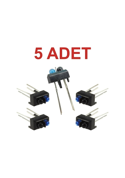 5 Adet Tcrt5000 Çizgi Ve Cisim Sensörü Arduino Rodevino