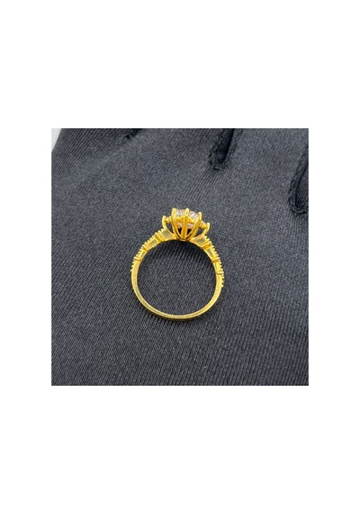 22 Ayar Altın Yüzük Lotus 3.22gr - Y01245