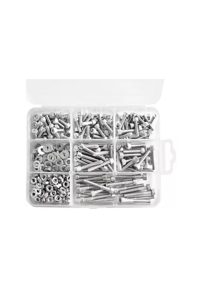 Ayaz M4 Imbus Civata Seti Paslanmaz Inox 335 Parça Dın 912 A2-70