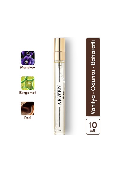Arwen Edp Erkek Seyahat Boy Parfüm 10ml Vanilya-odunsu-baharatlı Lavanta, Safran, Amber, Paçuli Aromatik