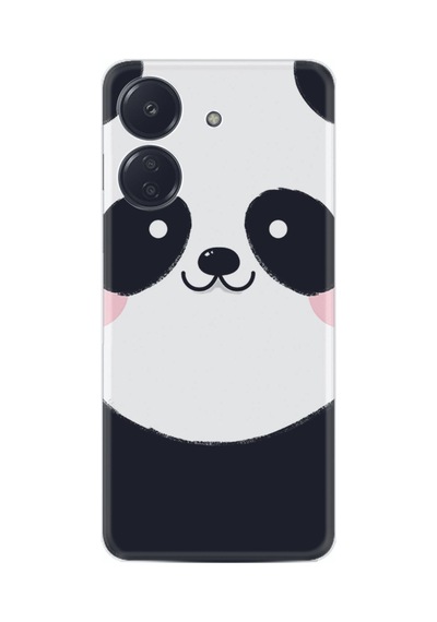 Xiaomi Redmi 13c Kılıf Silikon Desen Özel Seri Sevimli Panda 1794