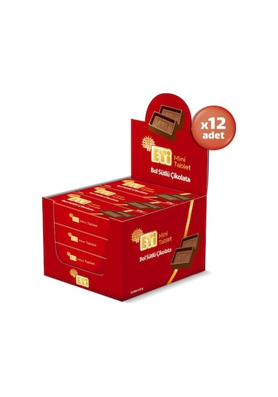 Çikolata Bol Sütlü Mini Tablet 32 G X 12 Adet