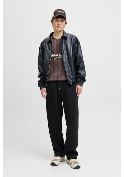 Jack & Jones Erkek Jpstkarl Beli Lastikli Ve İpli Eşofman Altı 12283592 Siyah Siyah