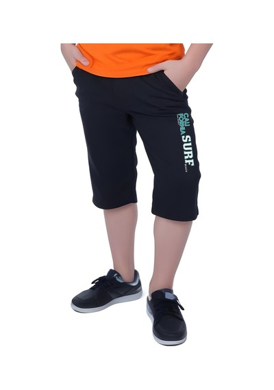 Fyk Kids Erkek Çocuk Yazlık Surf Baskılı Alt-üst Takım Turuncu