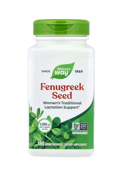 Nature's Way Fenugreek Seed 180 Vegan Caps